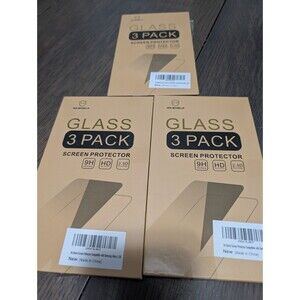 Mr. Shield 9 Screen Protectors For Samsung S24 (3 Pack X 3) Tempered Glass NEW